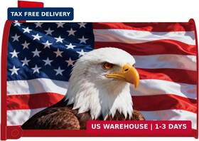 Inisajace B0202019-ly-inisa American Flag Magnetic Mailbox Covers - Bald Eagle Patriotic Co