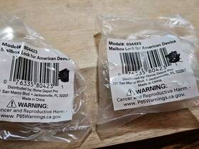 804423 Interline Brands Mailbox Lock With 2 Keys C8714 Replacement New Lot Of