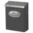 Ldvkpbz00 Inx12.5 Designer 9.625 In Metal Bronze Satin Nickel Lockable Wall Mount Mailbox