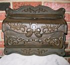 Iron Wall Cast Mail Keyed Mount Rust Slotted