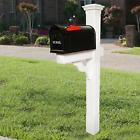 Itfgnhygho Postal Pro Hampton Post Mount Mailbox Black 0890583002856