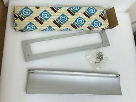 0030 Ives 0300 Nos 3x13 Inch Mail Slot Letter Box Plate Set Aluminum