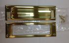 623-b3 Ives 10 Brass " Polished 3 - Mail Slot