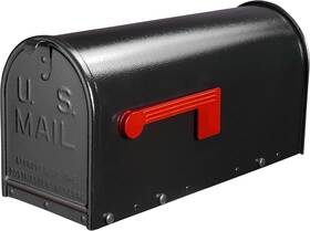Jiananshun 758918271318 Janzer Mailbox - Textured Black Large