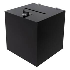 Bgqh55-000500-shml Jnlaseer Acrylic Donation Box 12 Inch X Ballot Suggestion With Lock And 2