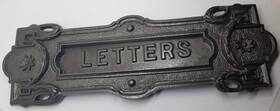 John Wright Company Inc. 371894190739 Mailbox Letter Slot Swinging Door Wall Mounted Cast Iron Neo Classical Antique