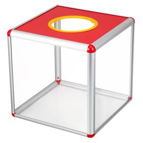 1231kybfdu4x4bb00r4m5i Jojofuny Large Raffle Tickets Box Clear Acrylic Square Donation Suggestion 9.8 Inch X9.8