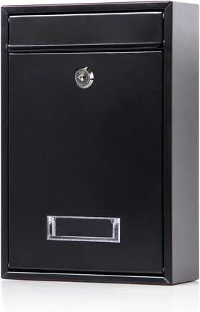 Jssmst 692622587788 Mailbox Heavy Duty Locking Mail Box Wall Mount Night Drop Money Security Outdoor