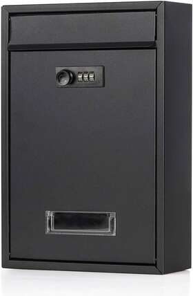 Jssmst 696232740113 Locking Mailbox Wall Mounted Vertical- Mail Boxes With Combination Lock L