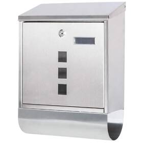 B08b12bwgq Jssmst Locking Wall Mailbox Stainless Steel With Secure Key Lock