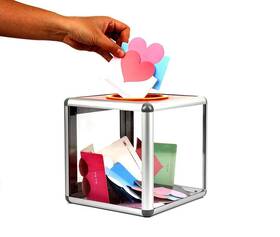 Kafenda 783746941560 Donation Voting Box Is Very Suitable For Business Cards And Activity Suggesti