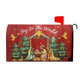 W8wdpqf Kawani Merry Christmas Mailbox Cover Standard Size Magnetic 21 Inch X18 Joy To