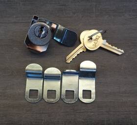 97-75-hl1 Keyway Mail Box Lock Kit 5 Cams Hl 1 Qty - Set Or 25 Sets
