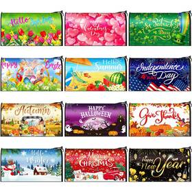 Thi-kingdder-1819 Kingdder 12 Pcs Magnetic Seasonal Mailbox Covers Standard Size 18 X 21 Inch Summer Fal