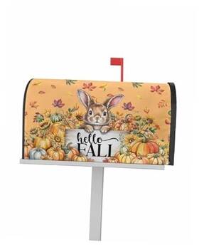 M1747720713769021738kim Kinminaili Hello Fall Pumpkins Mailbox Covers Magnetic 18.5x21.7 Inches Orange Brown Black