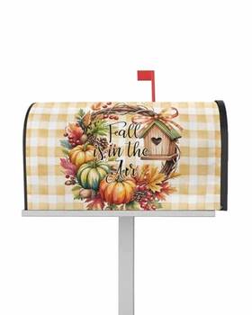 M1747720713769021740kim Kinminaili Fall Pumpkins Mailbox Covers Magnetic 18.5x21.7 Inches Brown Orange Black
