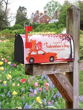 Kioytlik 756499874898 New One Valentines Day Spring Mailbox Cover 21 Inch X 18 For 19 6.5