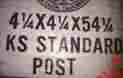 Ksp-whi Keystone Series White Aluminum Mailbox Post Gaines 54 1 4 Standard New
