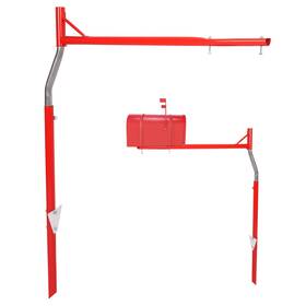Bl2618 Kuafu Mailbox Support Post With Swinging Boom Arm Both Rural And Residential Outsi