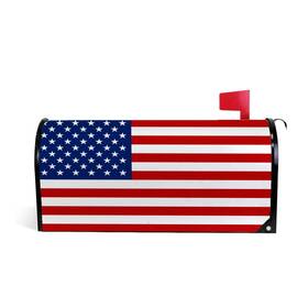 Kuizee 662014895340 Mailbox Covers Post Letter Box Cover Patriotic American Flag 21 18 Inch Color1