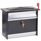 Kwifdeipik Gibraltar Mailboxes Mailsafe Black Residential Wallmount Locking 0046462025946