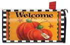 L00063 Briarwood Lane Pumpkin Autumn Welcome Large Mailbox Cover 818138022234