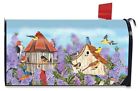 L00343 Briarwood Lane Birds And Lilacs Spring Large Mailbox 818138020605