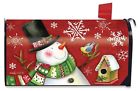 L00583 Briarwood Lane Frosty Friends Winter Large Mailbox Cover 818138023866