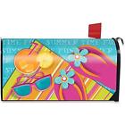 L00644 Pool Party Mailbox Covers Summer Large Oversized 818138026034