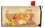 L00708 Briarwood Lane Fall Bounty Cornucopia Large Mailbox Cover 818138027741