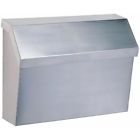 L4041sno Gibraltar Solar Elegance Extra Large Brushed Nickel Mailbox 046462001612