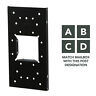 L807025 Gibraltar Mailboxes Steel Mailbox Mounting Board Universal Bracket