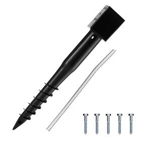 Ladech 731525283592 Premium No Dig Ground Anchor Diy Screw In Post Stake 27 Inch 