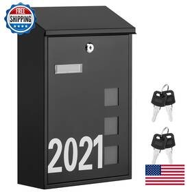 B0c5tf4qp2 Land Voi Wall Mount Mailbox With 4 Keys Post Box For And Fence