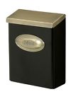 Dvkgb000 Large Style Brass... Mount Vertical Locking Gibraltar Mailbox Wall