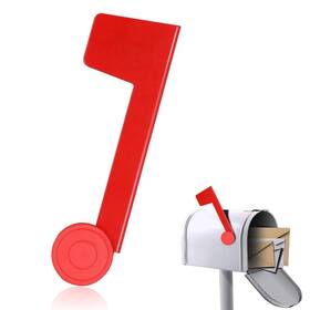 134642 Lasuroa Mailbox Flag Replacement Parts Easy Assembly Metal Waterproof Outside Mailbo