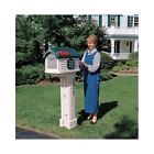 Lawn Rural Mounted Mailbox Fence Home Roadside Mailman House Address Curbside