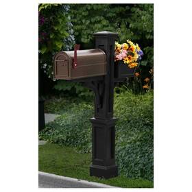 La2621743 Lawnitator 5830b Westbrook Plus Mailbox Post- Black
