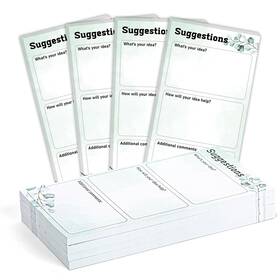Lesnala 762736732999 200 Sheets Suggestion Cards Comment For Customer Complaints Restaurants