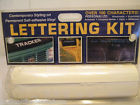 Lettering Mailbox Kit Home Adhesive Contemporary White Vinyl Style