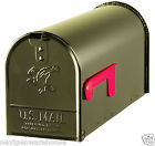 Letters Magazines Standard Mail Rural Mailbox Steel Us Galvanized Bronz