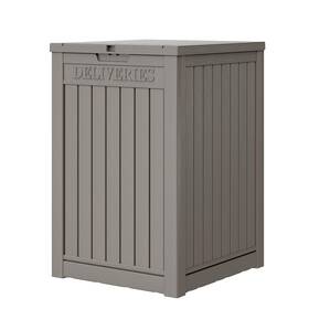 Tt006-gr Lhbgo Package Delivery Box For Outside 48 Gallon Storage With Lockable Secure Lar