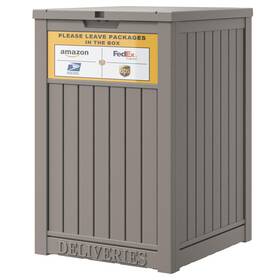 Tt021-gr-2-vc Lhbgo Upgrade 48 Gallon Package Delivery Box For Outside With Sticker Sign Large R