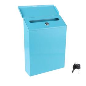 V18x3313127enppknsr6dlp Lifkome Wall Mount Locking Drop Box Steel Mailbox For Rent Payments Mail Keys Weatherpro