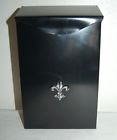 Lis 3 Metal 6 Vintage Decoration Fleur Black Retro Top Mailbox 10 De Flap