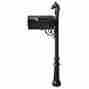 Lm-801-lpst-bl Qualarc Lewiston Post Mount Equine Mailbo X Black Poles 814728015402