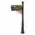 Lm-804-lpst-bz Qualarc Lewiston Cast Aluminum Post Mount Mailbox With 814728014047