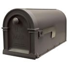 Lm1100gr Plastic Weather Rustic Post-mount Gibraltar Mailbox Decorative Laurel