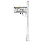 Lmc-703-wht Qualarc Lewiston Mailbox With Ornate
