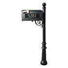 Lmc-804-bl Qualarc Lewiston Mailbox With Fluted